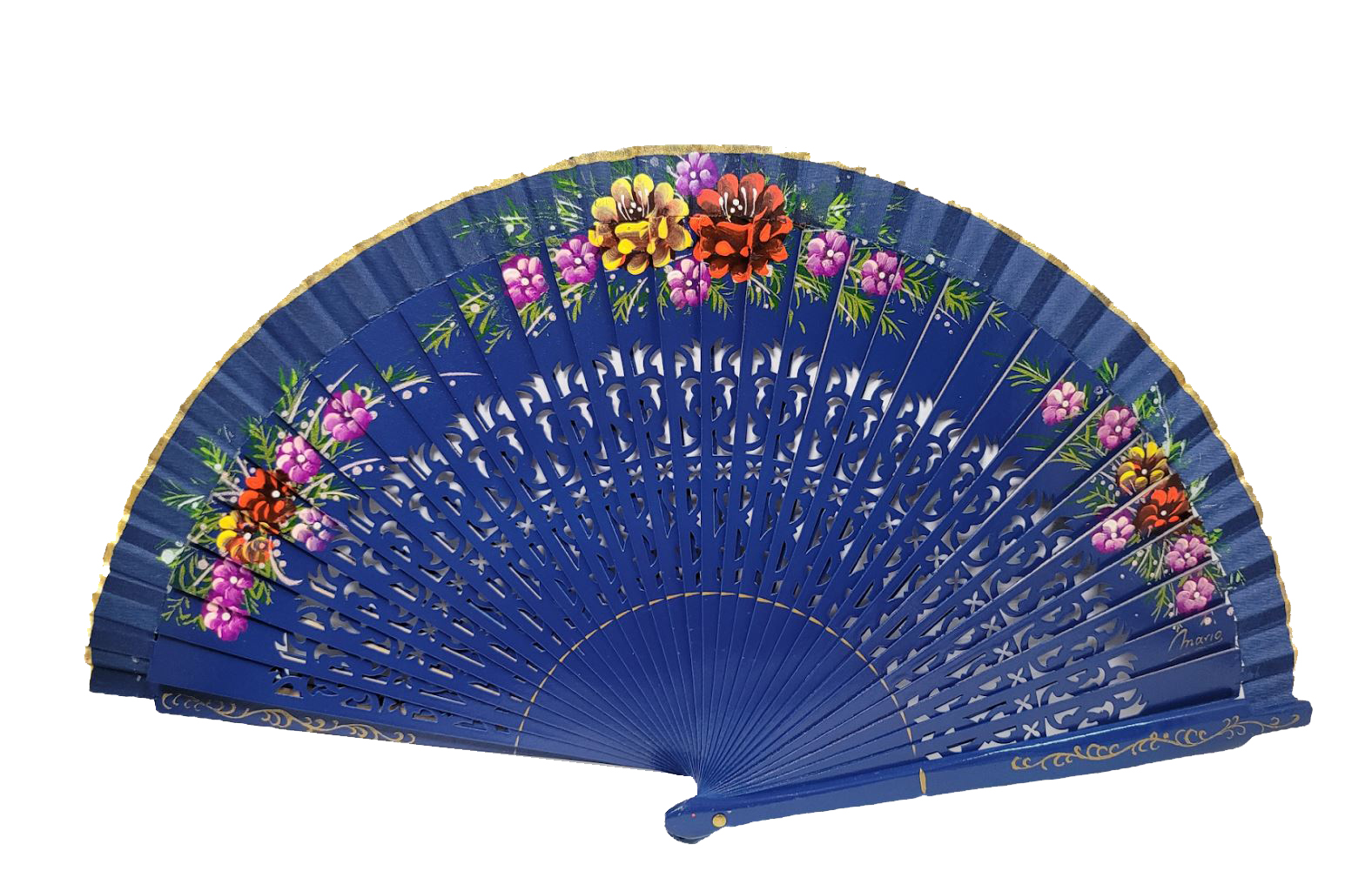 Fretwork Fan and Painted by Two Faces. ref 1138 4.960€ #503281138AZ
